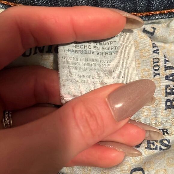 Lee Modern Series Women's Blue Dark Wash Curvy Fit Bootcut Denim Jeans Size 12 - Picture 7 of 7